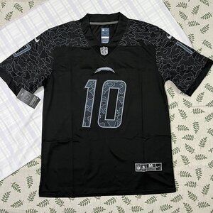 Nike NFL Los Angeles Chargers Black Jersey #10 Herbert